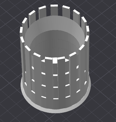 Stylish 3D-Printed Pencil Holder