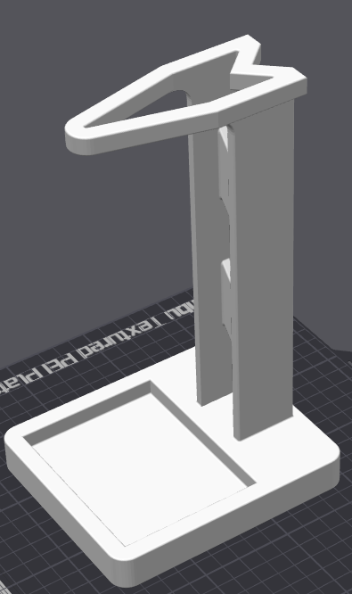 Headset Stand with Cable Tray