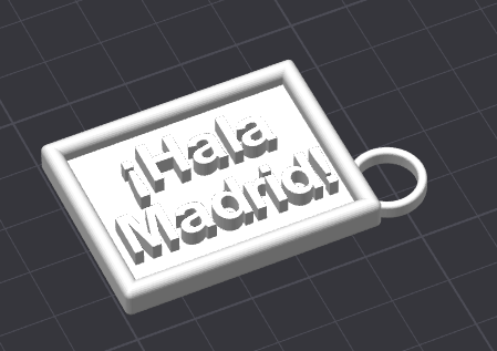 ¡Hala Madrid! Keychain